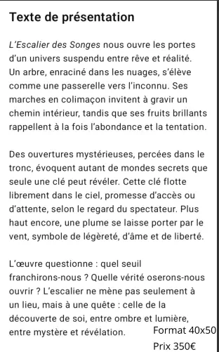 Format 40x50  Prix 350€